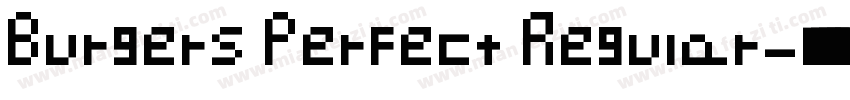 Burgers Perfect Regular字体转换